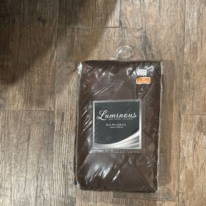 Brown Window Valance